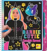 Książki edukacyjne - Barbie Sketch Book Cutie Scratch Reveal - miniaturka - grafika 1