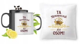 Dla Kierowniczki Zestaw Kubek Magiczny + Poduszka z Nadrukiem ze Zdjęciem - Gadżety dla niej i dla niego - miniaturka - grafika 1