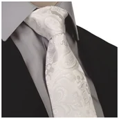 Krawaty i muchy męskie - 100% Jedwab Naturalny Krawat Męski Żakardowy GREG kj03 - miniaturka - grafika 1