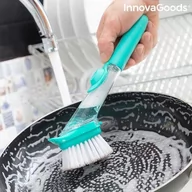 Ściereczki, gąbki, czyściki - Szczotko-gąbka z uchwytem i dozownikiem mydła Cleasy InnovaGoods - miniaturka - grafika 1