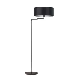 Nowoczesna lampa podłogowa do sypialni CANCUN w klasycznej czerni - Lampy stojące - miniaturka - grafika 1