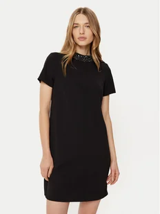 Rinascimento Sukienka koktajlowa CFC0121883003 Czarny Regular Fit - Sukienki - miniaturka - grafika 1