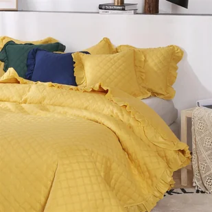 Narzuta 140 x 200 Pikowana Dwustronna Ruffy Muszt - Narzuty - miniaturka - grafika 9