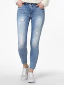 Spodnie damskie - Noisy May - Jeansy damskie Nmkimmy, niebieski - miniaturka - grafika 1