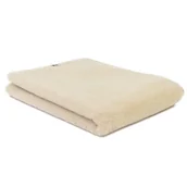 Prześcieradła - Prześcieradło wełniane merynos europejski 160x200 beżowy - miniaturka - grafika 1