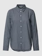 Koszule damskie - Bluzka we wzory na całej powierzchni - miniaturka - grafika 1