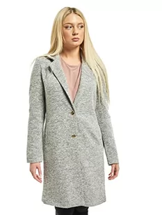Only Kobiety Onlcarrie Mel Płaszcz, Szary, 38 EU - Płaszcze damskie - miniaturka - grafika 1