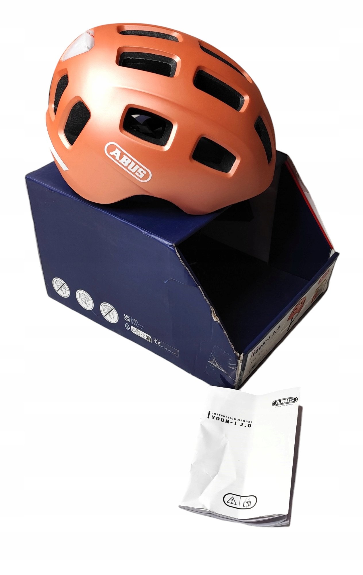 Kask rowerowy Abus Youn-I rose gold S 48-54, czytaj opis, prawdziwe zdjęcia