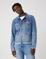 Kurtki męskie - Męska Kurtka Jeansowa Wrangler 124Wj The Wrider W4Mjug12K-2Xl - miniaturka - grafika 1