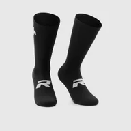 Skarpetki kolarskie - ASSOS Skarpetki rowerowe R SOCKS S11 dwupak black series - miniaturka - grafika 1