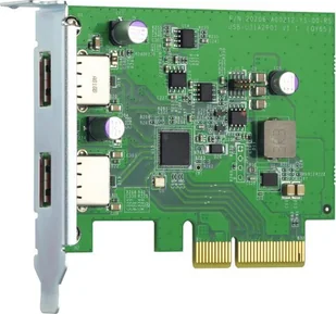 Qnap QXP-10G2U3A USB 3.2 Gen 2 dual-port PCIe expansion card - Akcesoria do serwerów - miniaturka - grafika 2