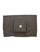 Koce i narzuty dla dzieci - Poofi Kocyk merino Kyoto czekoladowy - miniaturka - grafika 1