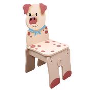 Wyposażenie pokoiku dziecięcego - Fantasy Fields Dzieci Maluchy Drewniane Krzesło Świnka (bez stołu) TD-11324A2P - miniaturka - grafika 1