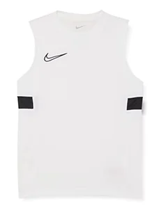 NIKE Dziecięca kamizelka Y NK DF ACD21 Top SL, biała/czarny/czarny, XS - Kamizelki damskie - miniaturka - grafika 1