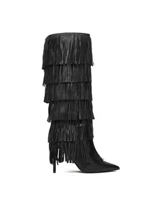 Steve Madden Kozaki Wanderlust SM11004766 Czarny - Kozaki damskie - miniaturka - grafika 1