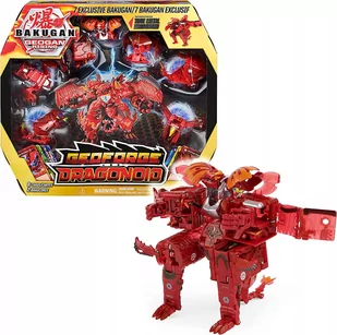 BAKUGAN Bakugan Geoforge dragonoid, figurka kolekcjonerska z 6 geoganami i 1 ekskluzywnym metalowym dragonoid Bakugan 6060838 - Figurki dla dzieci - miniaturka - grafika 2