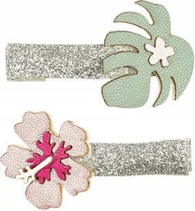 Klipsy do włosów Meline Liść i Kwiat dla dziewczyn Souza! - Ozdoby do włosów - miniaturka - grafika 1