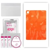 Akcesoria do tabletów i e-booków - folia naklejka skórka strukturalna na TYŁ do Lenovo Tab M10 3rd Gen WIFI - Moro Camo Pomarańczowy - apgo SKINS - miniaturka - grafika 1