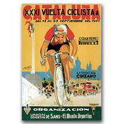 Plakaty - Retro plakat Vuelta Ciclista Cataluna A2 40x60cm - miniaturka - grafika 1