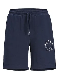 JACK&JONES JUNIOR Jpstwarrior chłopięce szorty dresowe w Jnr, granatowy blezer, 164 - Spodenki damskie - miniaturka - grafika 1