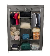 Szafy - SZAFA TEKSTYLNA SKŁADANA XXL DUŻA POJEMNA GARDEROBA PRZENOŚNA ST1000 - miniaturka - grafika 1