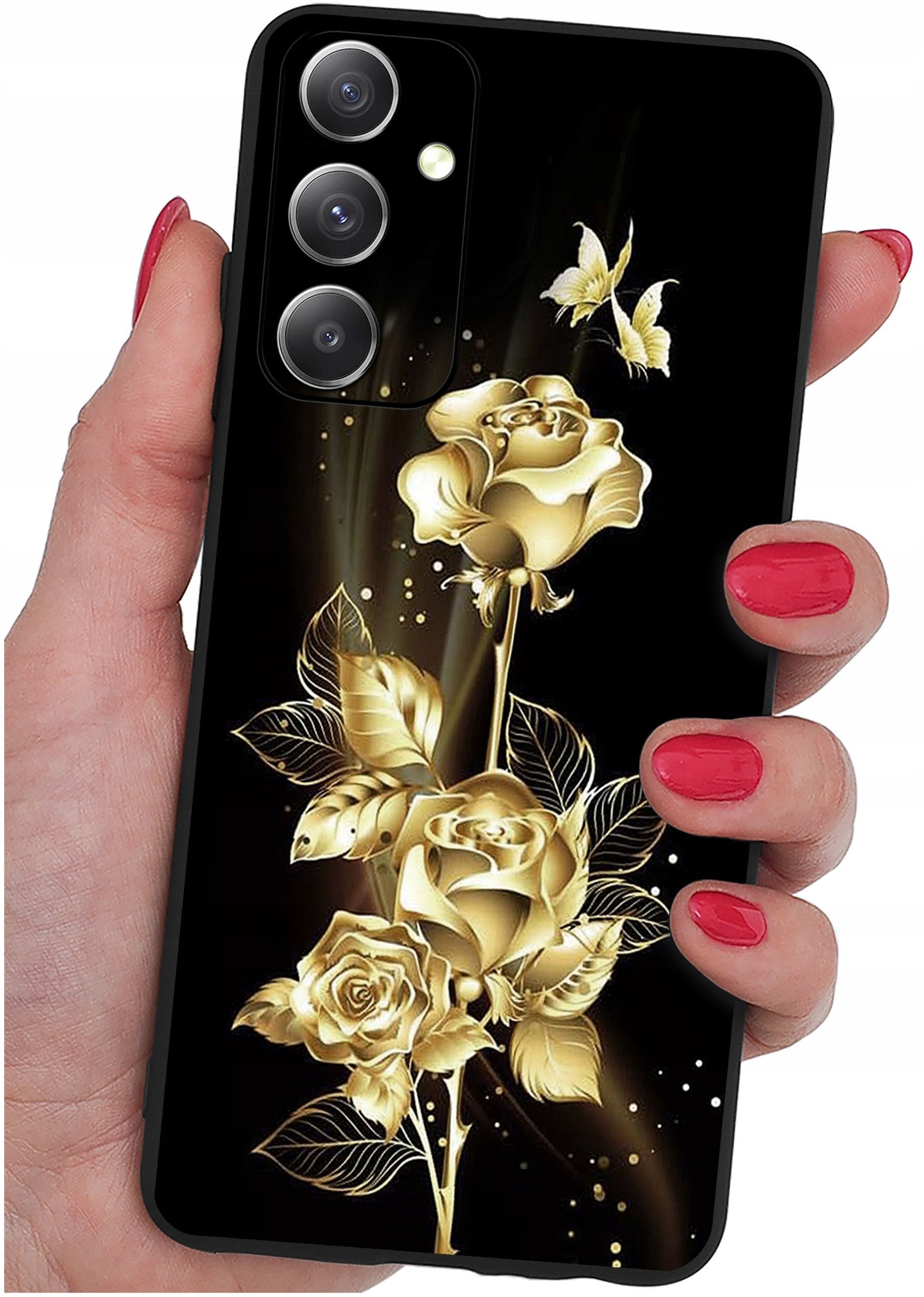 ETUI do Samsung Galaxy M23 5G WZORYSILIKONOWE MATT CASE + SZKŁO 9H