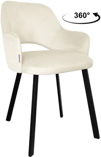 Krzesło obrotowe Milano podstawa Profil czarna MG50 - Krzesła - miniaturka - grafika 1