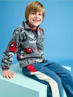 Swetry dla chłopców - Sinsay - Bluza Spiderman - szary - miniaturka - grafika 1