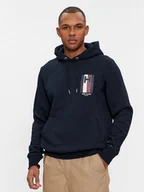 Bluzy męskie - Tommy Hilfiger Bluza Emblem MW0MW33665 Granatowy Regular Fit - miniaturka - grafika 1