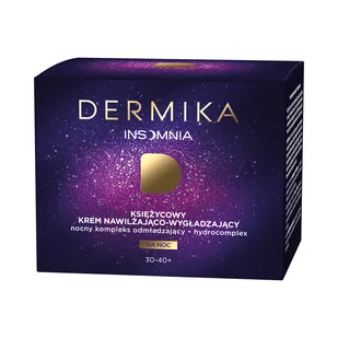 Dermika Insomnia krem nawilżająco-wygładzający na noc 30-40+ 50ml - Kremy do twarzy - miniaturka - grafika 1