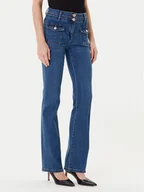 Spodnie damskie - Morgan Jeansy 241-POLEN3 Niebieski Bootcut Fit - miniaturka - grafika 1
