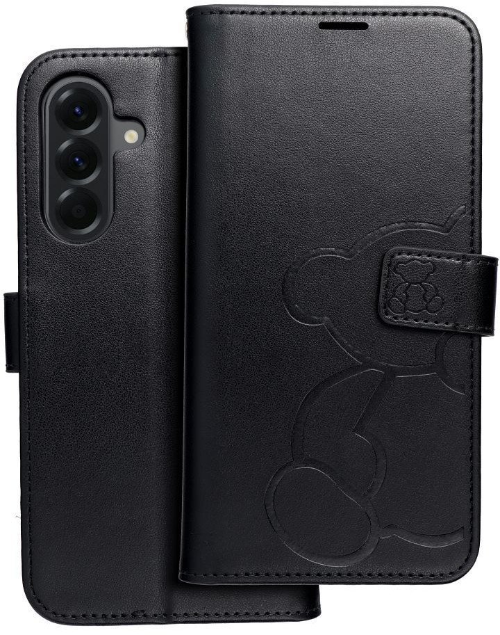 Kabura MEZZO Book do IPHONE 16e SE 4 2025 teddy bear czarny