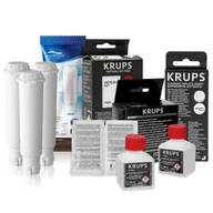 Akcesoria i części do ekspresów do kawy - Zestaw Krups AL-TES46 3szt, Odkamieniacz F054, tabletki XS3000 10szt, Płyn XS9000 - miniaturka - grafika 1