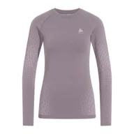 Pozostała odzież narciarska - Longsleeve termoaktywny damski ODLO Performance Warm Bl Top Crew Neck - miniaturka - grafika 1