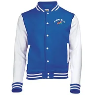 Kurtki i płaszcze dla chłopców - Supportershop Kamizelka dziecięca Bleue Et Blanche Enfant Namibie niebieska i biała kurtka dziecięca Namibia. - miniaturka - grafika 1