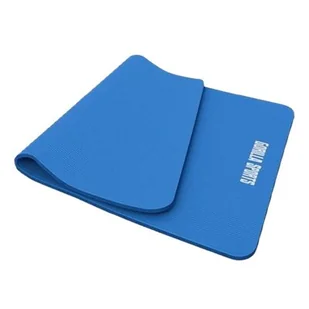 Gorilla Sports mata do jogi (190 x 60 x 1,5 cm) antypoślizgowa mata do pilatesu, jogi, fitnessu, ćwiczeń siłowych, dostępna w różnych kolorach grubość 1,5 cm , niebieski, 190 x 60 x 1.5 cm 100541-00041-0133 - Maty do jogi - miniaturka - grafika 1