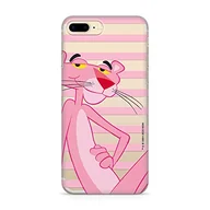 Etui i futerały do telefonów - Oryginalne i oficjalnie licencjonowane etui na telefon komórkowy Pink Panther do iPhone 7 PLUS, iPhone 8 PLUS, case różowa pantera, etui, etui z tworzywa sztucznego TPU, chroni przed uderzeniami i - miniaturka - grafika 1
