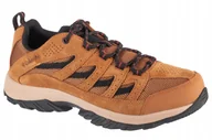 Buty trekkingowe męskie - Columbia Crestwood (41) Męskie Buty Trekkingowe Tkanina Brązowy - miniaturka - grafika 1