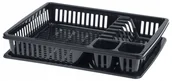 Suszarki do naczyń - Suszarka do naczyń Jelsi 38 cm z ociekaczem, antracyt - miniaturka - grafika 1