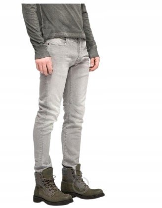 G-Star Raw Spodnie Jeansowe Szare Rurki Na Guziki 27-34 Jsi