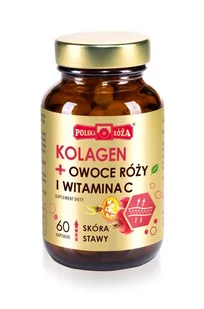 POLSKA R&#211;ŻA Kolagen + owoce róży i witamina C 60 kaps. POLSKA RÓŻA - Suplementy naturalne - miniaturka - grafika 1