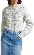 Swetry damskie - Pepe Jeans Sweter damski Dendra, Wielobarwny (Multi), S - miniaturka - grafika 1