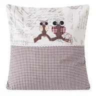 Poszewki na poduszki - Euro Firany Poszewka Dekoracyjna Euro Neve2_ Br + Nat 00022077 - miniaturka - grafika 1