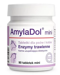 DOLFOS AmylaDol Mini 2x90tab - Suplementy i witaminy dla psów - miniaturka - grafika 2