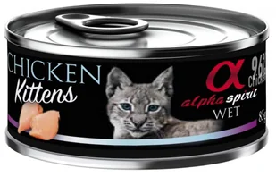 Alpha Spirit Kurczak dla kociąt 18x85g 21190-uniw - Mokra karma dla psów - miniaturka - grafika 1