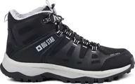 Buty trekkingowe męskie - Buty trekkingowe męskie Big Star KK174097 czarne r. 43 - miniaturka - grafika 1