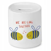 Skarbonki - SKARBONKA PREZENT WALENTYNKI WE BEE-LONG TOGETHER z Nadrukiem ze Zdjęciem - miniaturka - grafika 1