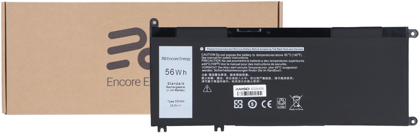 Bateria Encore Energy bateria do Dell Latitude 3380 3490 Inspiron 3579 G3 3779 G3 7588 G7 7577 G7 7778 G7 56Wh 15.2V 3680mAh 33YDH