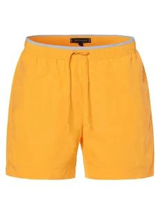 Tommy Hilfiger Męskie spodenki kąpielowe Mężczyźni żółty|pomarańczowy jednolity, M - Spodenki męskie - miniaturka - grafika 1
