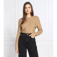 Swetry damskie - Liu Jo Sweter CHIUSA | Regular Fit | z dodatkiem wełny - miniaturka - grafika 1
